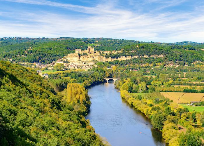 View over Castelnaud-la-Chapelle, Dordogne, France