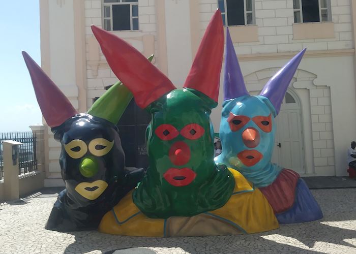 Carnival figures in Salvador