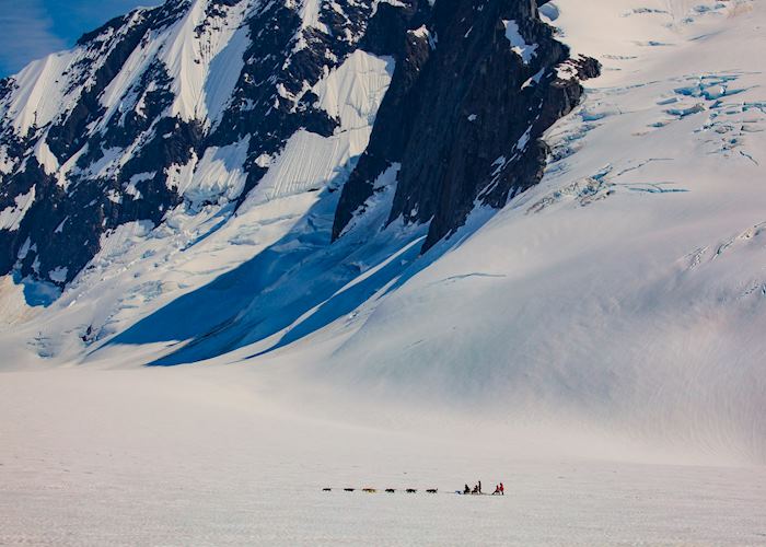Dog sledding, Alaska