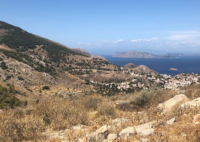 Views from hiking trail, Hydra