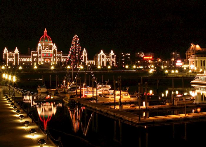 The British Columbia Parliament Buildings are located in Victoria