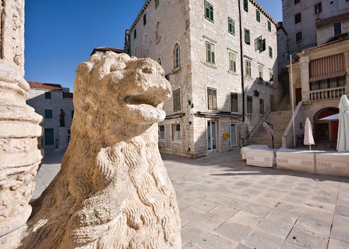 Lion Gate at Cathedral of Saint James, Šibenik