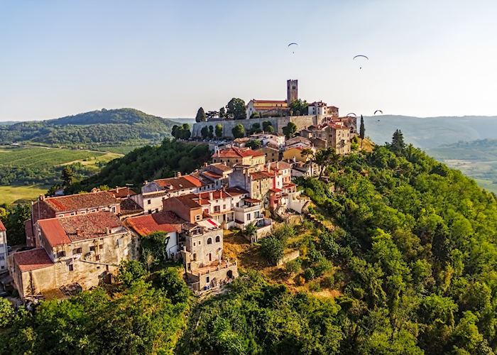 Hilltop town of Motovun, Istria
