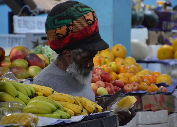 Fruit Vendor at Bridgetown Market