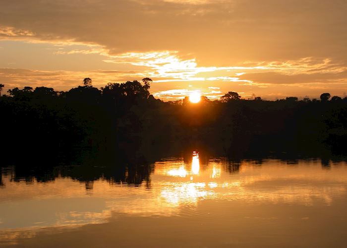 Amazon sunset, Ecuador