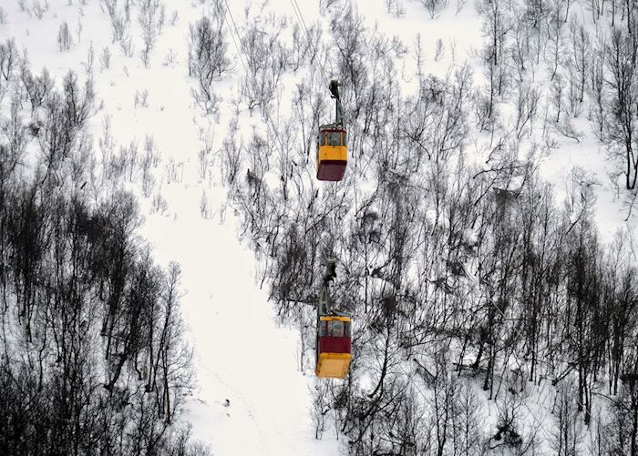 Cable car in Tromsø