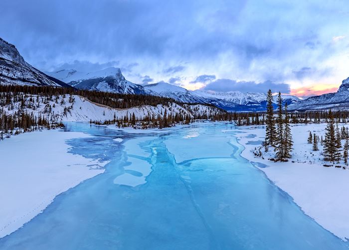 Sunset in Jasper National Park
