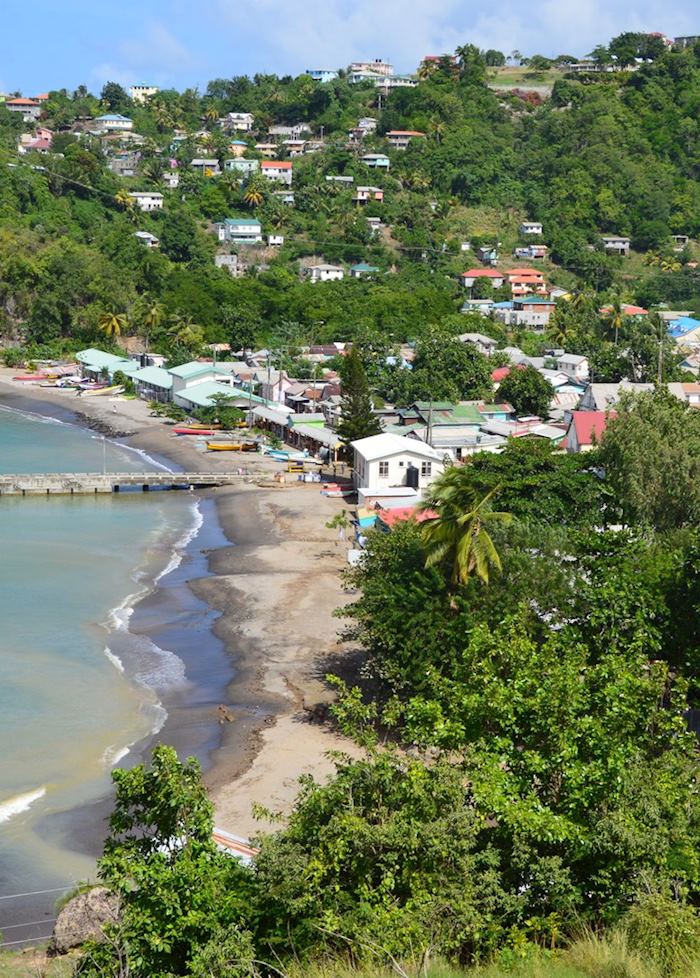 Anse La Raye fishing village, Saint Lucia