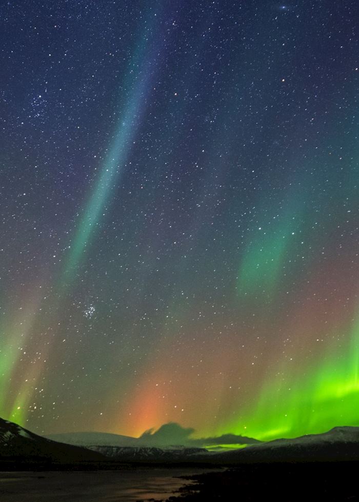 Northern lights near Húsafell