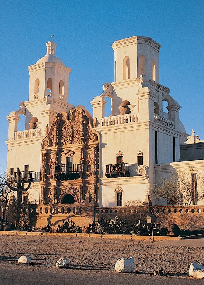 The Mission of San Xavier del Bac near Tucson