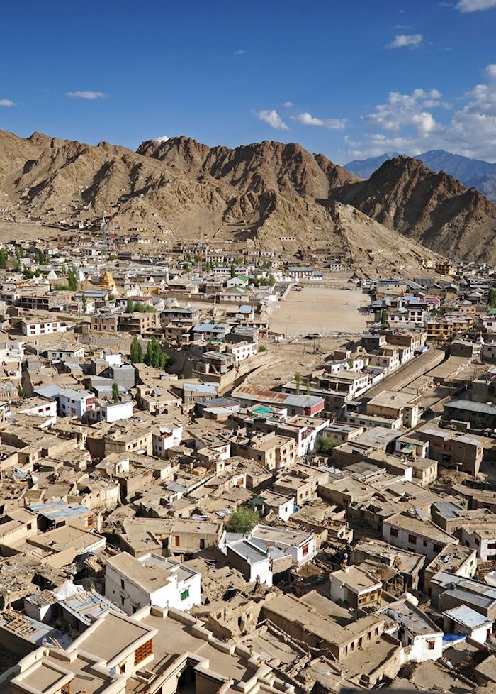 The rooftops of Leh, Ladakh