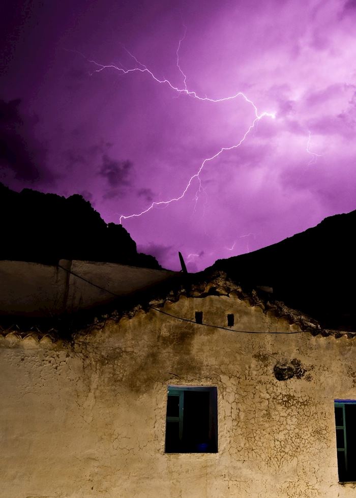 Thunderstorm in Chefchaouen