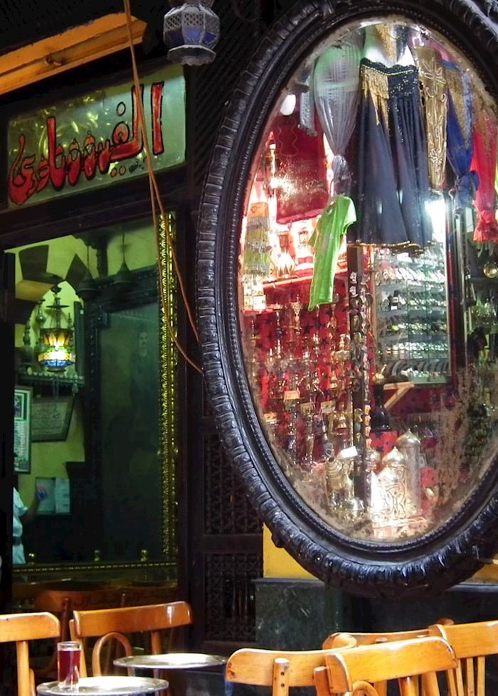 Tea shop in Cairo old town, Egypt
