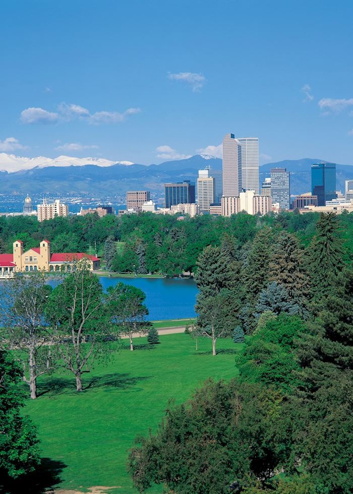 City Park and downtown Denver