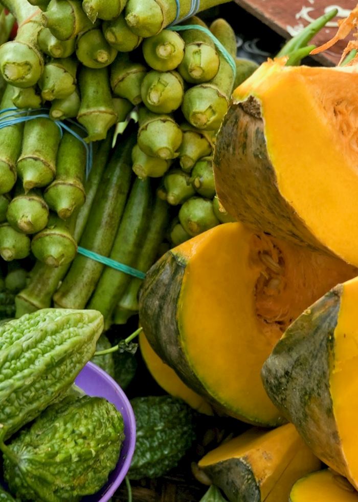 Vegetable market, Manila