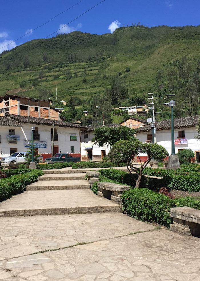 Leymebamba main square