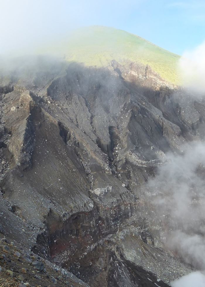 Crater on Mount Lokon Hike