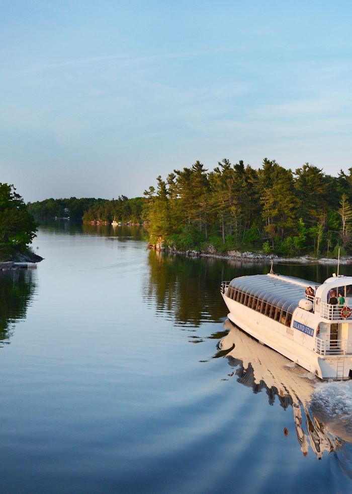 Cruising in the Thousand Islands, near Kingston