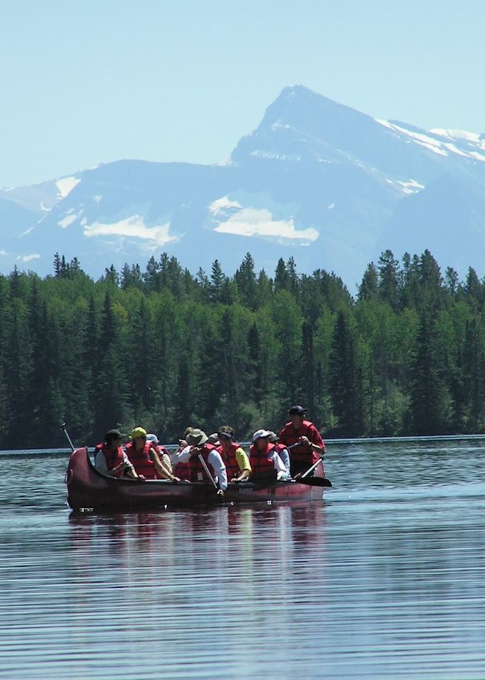 Voyageur Canoe, Jasper National Park
