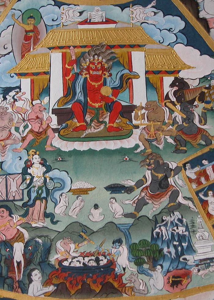 Painting, Paro Dzong