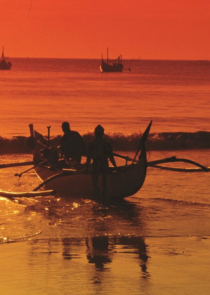 Jimbaran Bay sunset, Indonesia