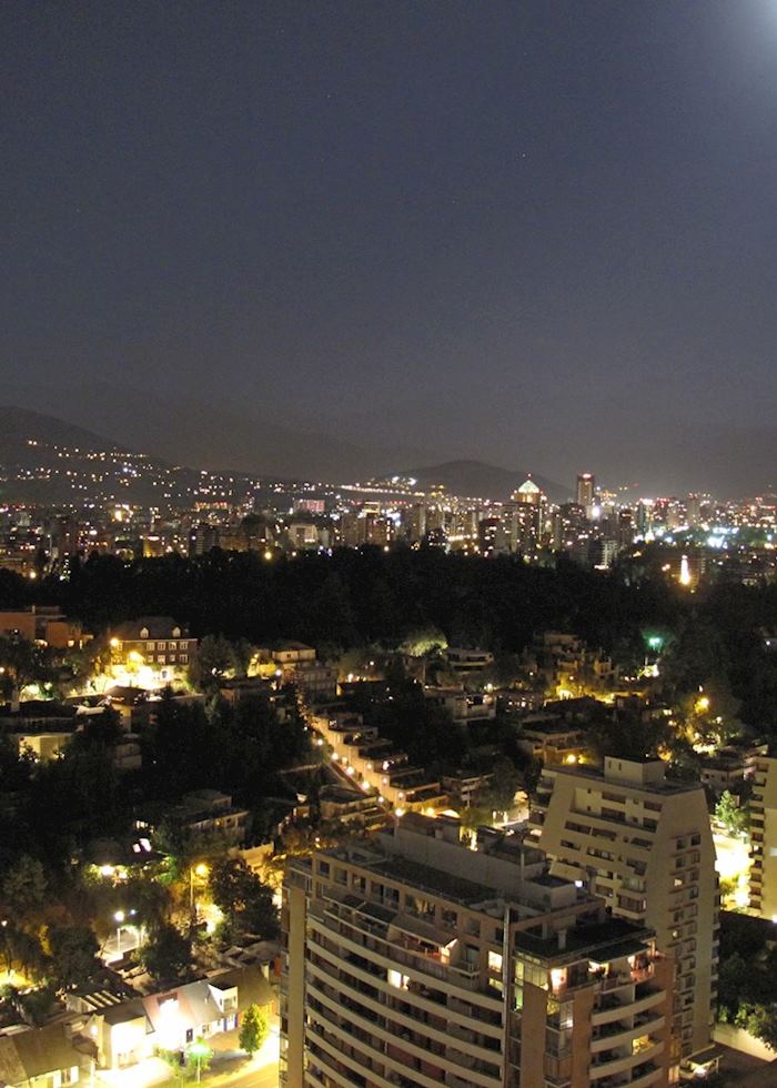 Santiago by night