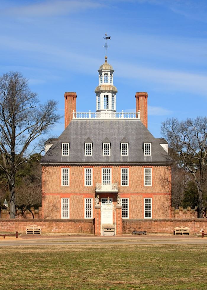 The Governor's Palace in Williamsburg, Virginia