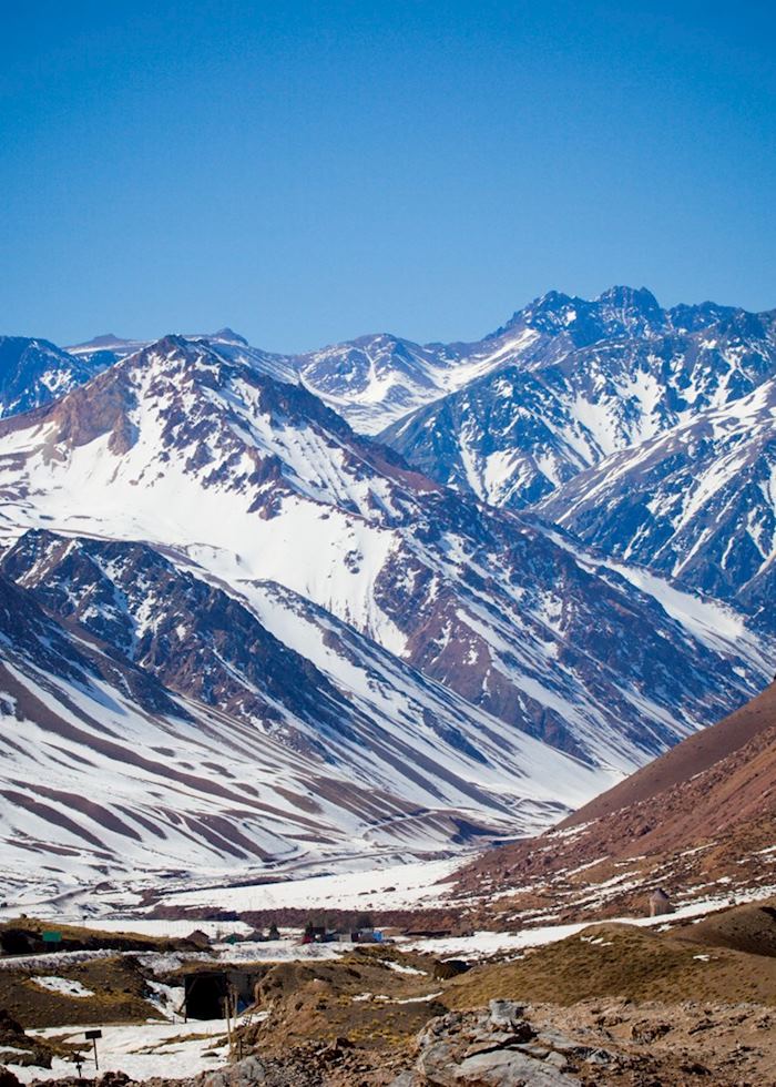 Mountain scenery around Mendoza, Argentina
