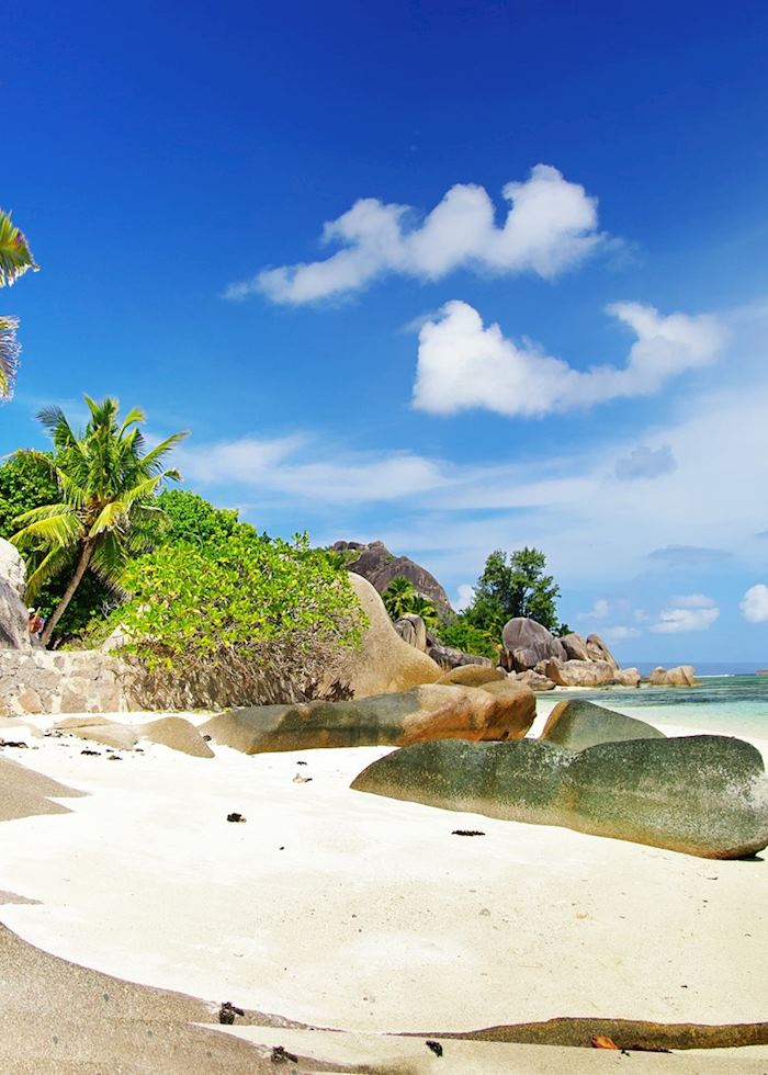 La Digue beach, Seychelles