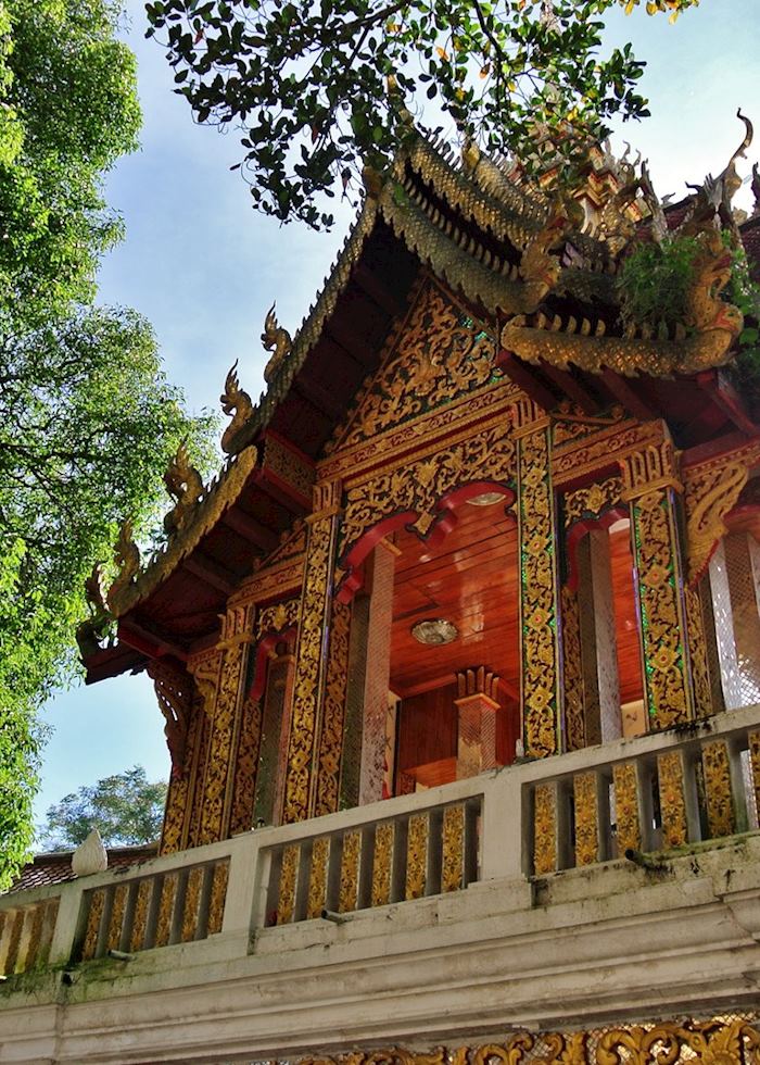 Small temple near to Doi Suthep, Chiang Mai, Thailand