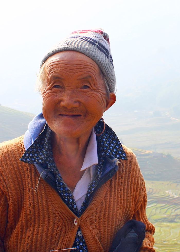 One hundred year-old woman, Sapa Valley, Vietnam