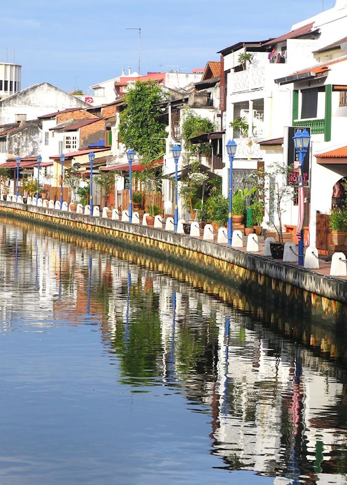 Riverside views in Malacca, Malaysia