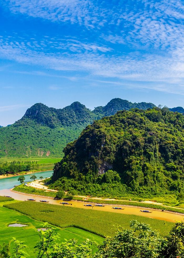 Scenery around Phong Nha-Ke Bang National Park, Vietnam