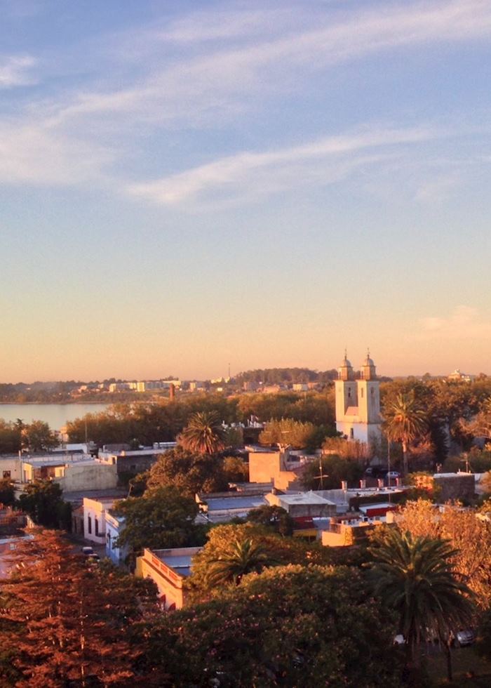 Colonia del Sacramento at sunset