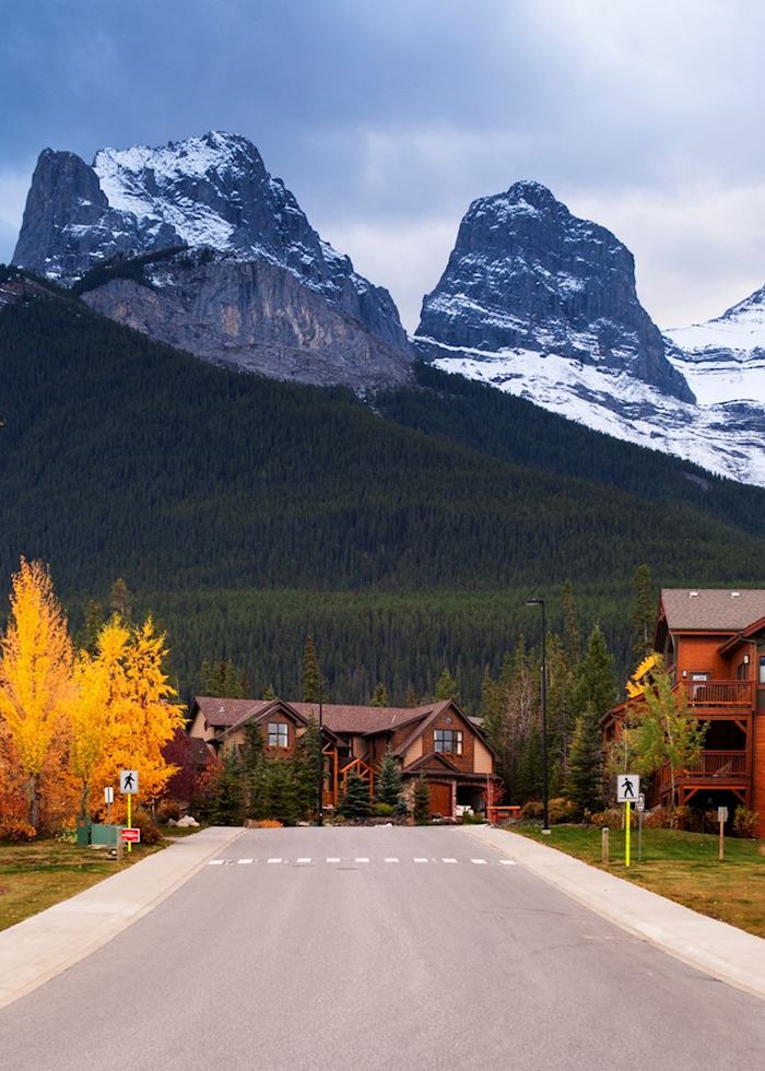 The Three Sister Mountains, near Fernie, British Columbia