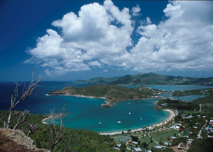 View of English Harbour from Shirley Heights, Antigua