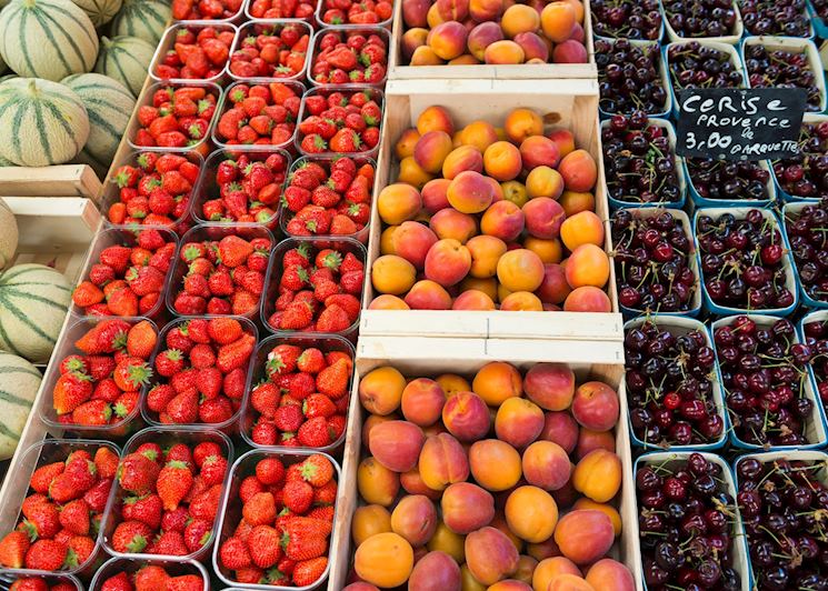 Fruit at market, France