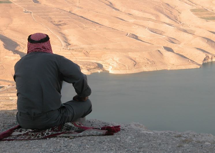 Looking over Wadi Mujib, Jordan