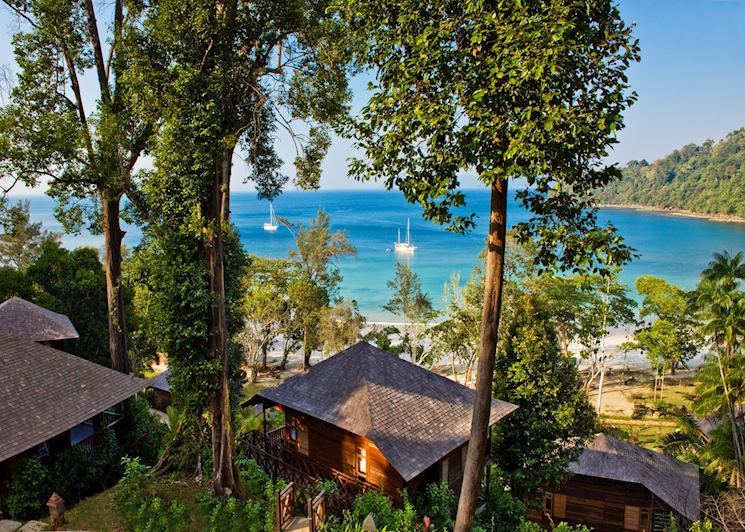 Deluxe villas, Bunga Raya Island Resort