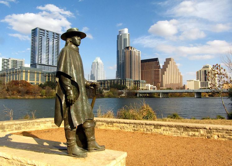 Stevie Ray Vaughan Statue, Austin