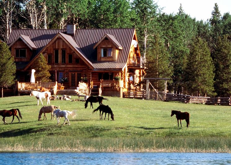 The ranch house, Siwash Lake Wilderness Resort, 70 Mile House