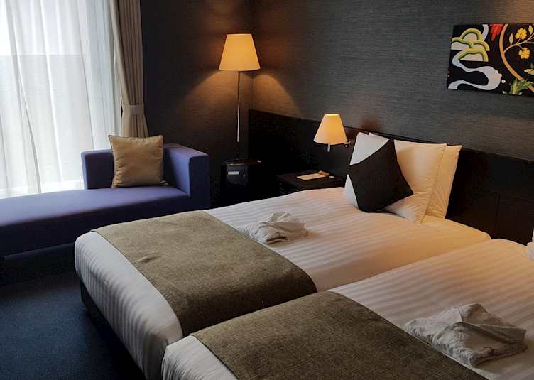Twin room, The Gate Hotel Kaminarimon