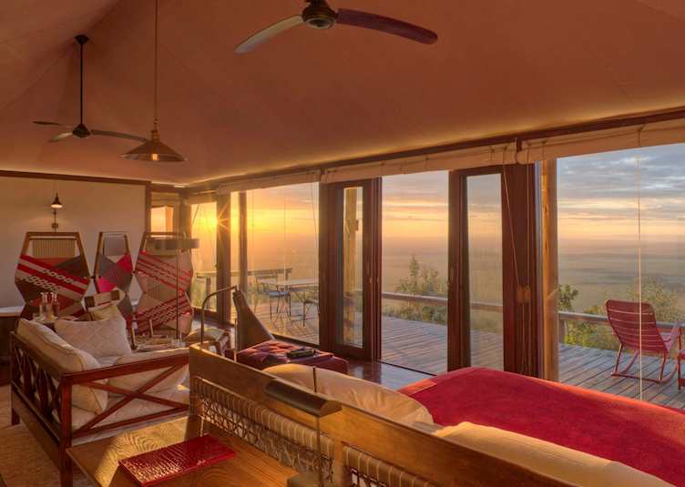 Views from your tent at Angama Mara 