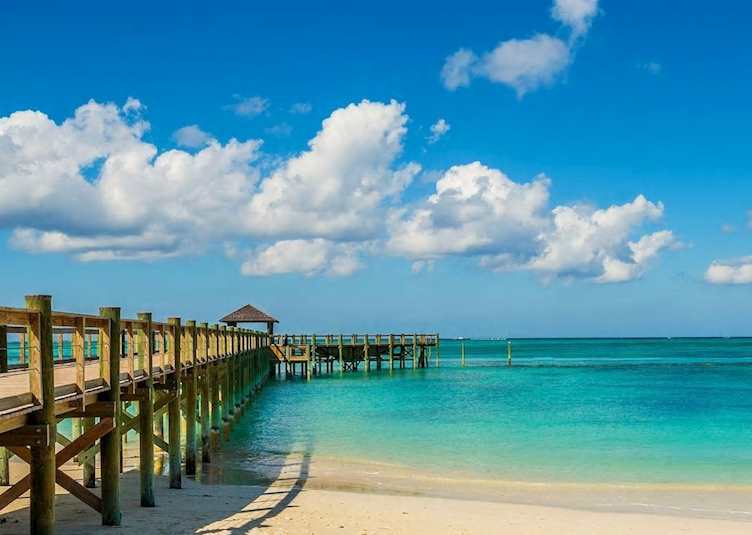Beach pier