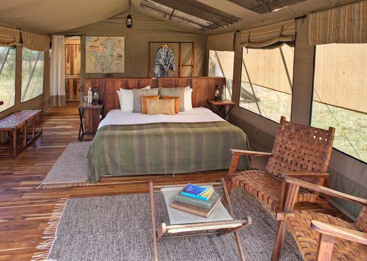 Tent at Olakira