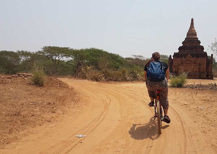 Cycling in Bagan