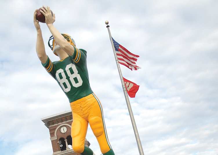 The Receiver Statue, Green Bay
