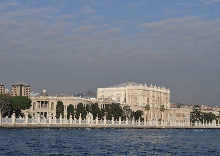 Dolmabahce Palace seen from the Bosphorus, Istanbul