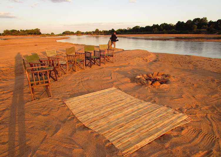 Sundowners in Gonarezhou National Park, Zimbabwe