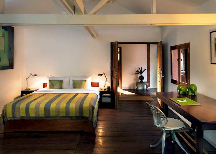 Green room interior